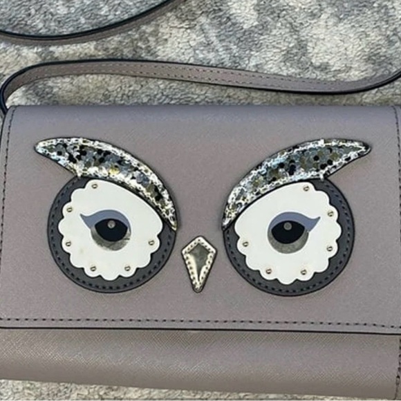 kate spade Handbags - Stylish Gray Owl Kate Spade ♠️ Women's Bag